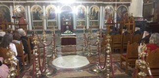 To εσπερινό κήρυγμα του Μητροπολίτη Αιτωλίας και Ακαρνανίας στο Μεσολόγγι