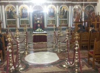 To εσπερινό κήρυγμα του Μητροπολίτη Αιτωλίας και Ακαρνανίας στο Μεσολόγγι