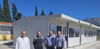 Προσωρινή κτιριακή λύση για το Νηπιαγωγείο Ευηνοχωρίου από το Δήμο Μεσολογγίου