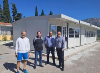 Προσωρινή κτιριακή λύση για το Νηπιαγωγείο Ευηνοχωρίου από το Δήμο Μεσολογγίου