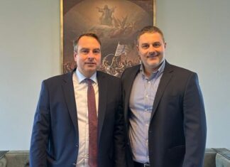 Συνάντηση Παπαθανάση με Διαμαντόπουλο στο Μεσολόγγι