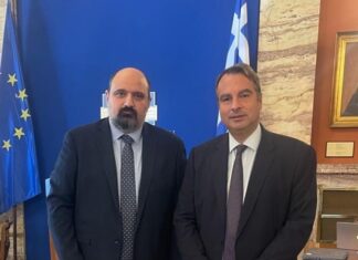 Συνάντηση Παπαθανάση με Τριαντόπουλο για τις αποκαταστάσεις των ζημιών από την κακοκαιρία