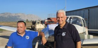 Ο Φωκιών Ζαΐμης στους πανελλήνιους αεραθλητικούς αγώνες γενικής αεροπορίας στο Μεσολόγγι