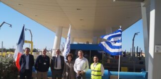 Επίσκεψη Γαλλίδας Πρέσβειρας Laurance Auer στη Γέφυρα Ρίου Αντιρρίου