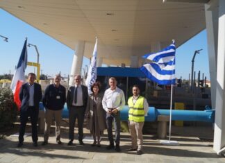 Επίσκεψη Γαλλίδας Πρέσβειρας Laurance Auer στη Γέφυρα Ρίου Αντιρρίου