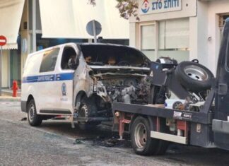 Μεσολόγγι: Προφυλακιστέος ο 17χρονος αναρχικός για τον εμπρησμό στο περιπολικό της Τροχαίας