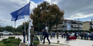 Μεσολόγγι: Τιμήθηκε ο απελευθερωτής της Κορυτσάς Στρατηγός Δημήτριος Θεοδωράκης