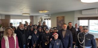 Έψαλε τα κάλαντα στο Δήμαρχο Μεσολογγίου η Φιλαρμονική «Χρήστος Καψάλης»