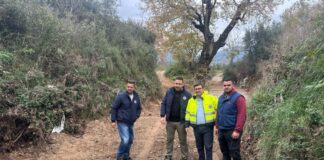 Επίσκεψη Μαυρομμάτη σε καθαρισμούς ρεμάτων στο Δήμο Ξηρομέρου