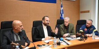 Σύσκεψη πολιτικής προστασίας με Τουρνά στην Περιφέρεια