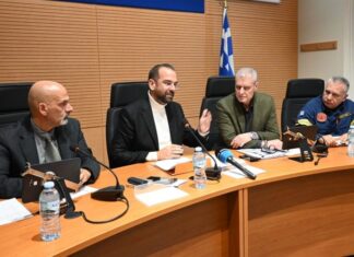 Σύσκεψη πολιτικής προστασίας με Τουρνά στην Περιφέρεια