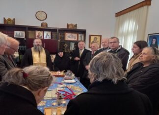 Η κοπή της βασιλόπιτας στο ιστορικό Μοναστήρι του Αη Συμιού Μεσολογγίου