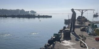 Μεσολόγγι: Ολοκληρώθηκε η επισκευή της πλωτής εξέδρας του αλιευτικού καταφυγίου