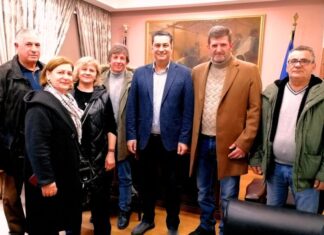 Συνάντηση Παπαναστασίου με το Σύλλογο Εργατικών Κατοικιών Εθνικού Σταδίου