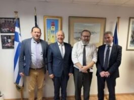 Συνάντηση του Αντιπεριφερειάρχη Θ. Βασιλόπουλου με τον Υφυπουργό Ναυτιλίας Στέφανο Γκίκα