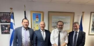 Συνάντηση του Αντιπεριφερειάρχη Θ. Βασιλόπουλου με τον Υφυπουργό Ναυτιλίας Στέφανο Γκίκα