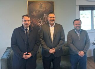 Συνάντηση Παπαθανάση με Διαμαντόπουλο και Μπλέτσα για τις Ενεργειακές Κοινότητες