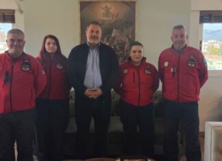 Συνάντηση Διαμαντόπουλου με Εθελοντική Ομάδα Έρευνας & Διάσωσης Μεσολογγίου