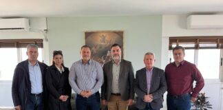 Συνάντηση Σκιαδαρέση με το Δήμαρχο Μεσολογγίου