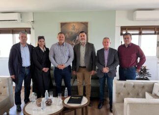 Συνάντηση Σκιαδαρέση με το Δήμαρχο Μεσολογγίου