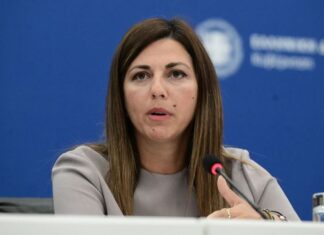 Στο Μεσολόγγι η Σοφία Ζαχαράκη για την κορδέλα στην ανακαινισμένη Φοιτητική Εστία