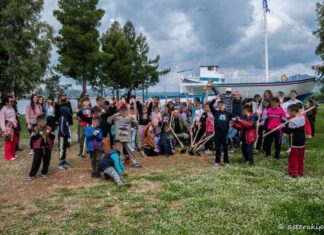 Επιτυχημένη και η δενδροφύτευση στο Αιτωλικό από το Δήμο Μεσολογγίου