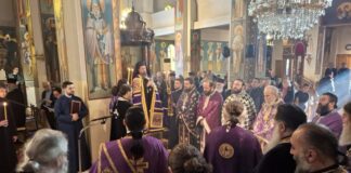 O τελευταίος Κατανυκτικός Εσπερινός στη Μητρόπολη Αιτωλίας και Ακαρνανίας