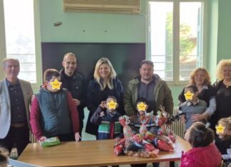 Πασχαλινά δώρα από τον Ιατρικό Σύλλογο Αγρινίου στο Ειδικό Σχολείο «Μαρία Δημάδη»