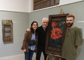 Εγκαινιάστηκε η έκθεση ζωγραφικής του Γιώργου Παπακωνσταντίνου