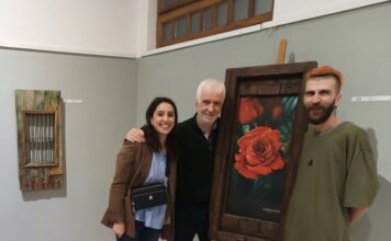 Εγκαινιάστηκε η έκθεση ζωγραφικής του Γιώργου Παπακωνσταντίνου