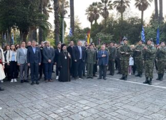 Το Μεσολόγγι τίμησε με μεγαλοπρέπεια τον Αρχηγό της Φρουράς Αθανάσιο Ραζή-Κότσικα