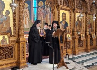 Με κατάνυξη τελέστηκε η Αγιολογική Σύναξη αφιερωμένη στον Άγιο Ιερώνυμο Σιμωνοπετρίτη