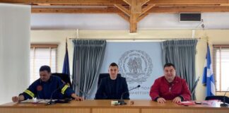 Συνεδρίασε το Τοπικό Συντονιστικό Πολιτικής Προστασίας Δήμου Μεσολογγίου