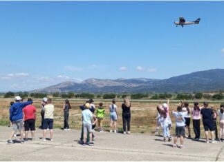 Το Δημοτικό Σχολείο Γουριάς επισκέφθηκε το Αεροδρόμιο Μεσολογγίου