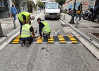 Νέα «σαμαράκια» σε κεντρικούς δρόμους του Αγρινίου