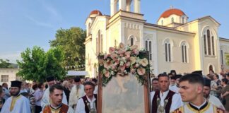 Αγία Τριάδα Αγρινίου: Πλήθος κόσμου στην εορτή του Αγίου Πνεύματος