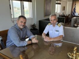 Συνάντηση του Δημάρχου Μεσολογγίου με νέο Λιμενάρχη