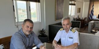 Συνάντηση του Δημάρχου Μεσολογγίου με νέο Λιμενάρχη