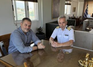 Συνάντηση του Δημάρχου Μεσολογγίου με νέο Λιμενάρχη