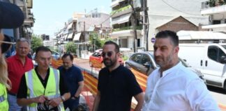 Επιθεώρηση Φαρμάκη στα έργα του φυσικού αερίου στο Αγρίνιο