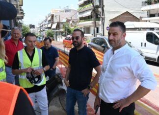 Επιθεώρηση Φαρμάκη στα έργα του φυσικού αερίου στο Αγρίνιο