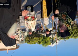 Mε κατάνυξη η υποδοχή της Τιμίας Κάρας Οσίου Δαυίδ στη Βόνιτσα