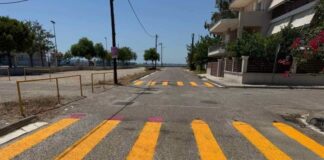 Νέες διαγραμμίσεις πεζών για ασφαλέστερα σχολεία στο Μεσολόγγι