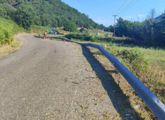 Άμεση παρέμβαση συνεργείων της Περιφέρειας στο δρόμο προς τον Άγιο Βλάση