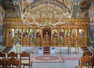 Aνακαινίστηκε το Καθολικό της Ιεράς Μονής του Αγίου Κοσμά στο Θέρμο