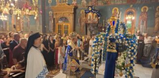 H Ακολουθία των Εγκωμίων της Υπεραγίας Θεοτόκου στο Θέρμο