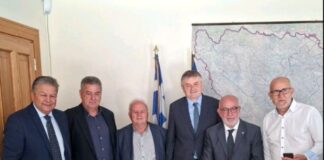 Συνάντηση των αντιπεριφερειαρχών Π. Σακελλαρόπουλου και Π. Αντωνόπουλου με τον Πρέσβη της Βοσνίας