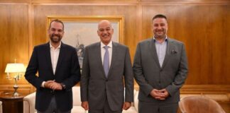 Συνάντηση Φαρμάκη και Μαυρομμάτη με τον Υπουργό Άμυνας Νίκο Δένδια