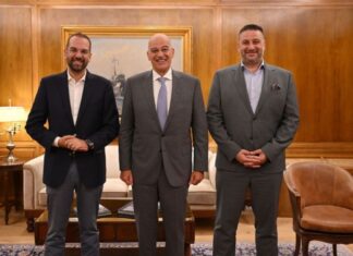 Συνάντηση Φαρμάκη και Μαυρομμάτη με τον Υπουργό Άμυνας Νίκο Δένδια