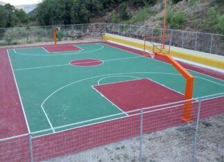 Η μεταμόρφωση του γηπέδου μπάσκετ στον Πλάτανο Ναυπακτίας